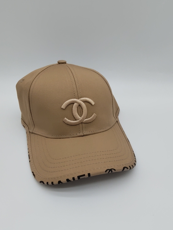 Source Unknown Other - CHANEL Beige CC Collectible Display Piece Adjustable Tan Cap Hat NWT